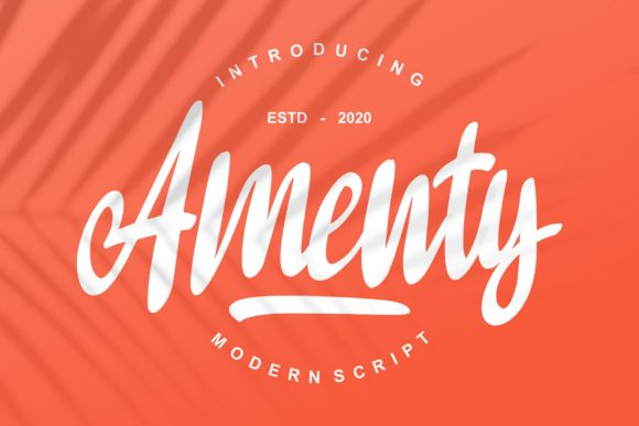 Amenty Script: Elevating Design with Timeless Elegance