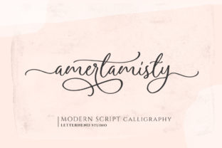Amerta Misty Script: A Sweet Crafting Font for Romantic Design