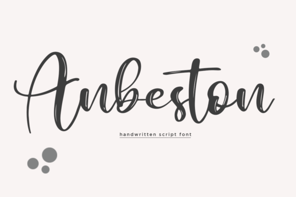 Anbeston Script: Elevating Design with Handwritten Charm