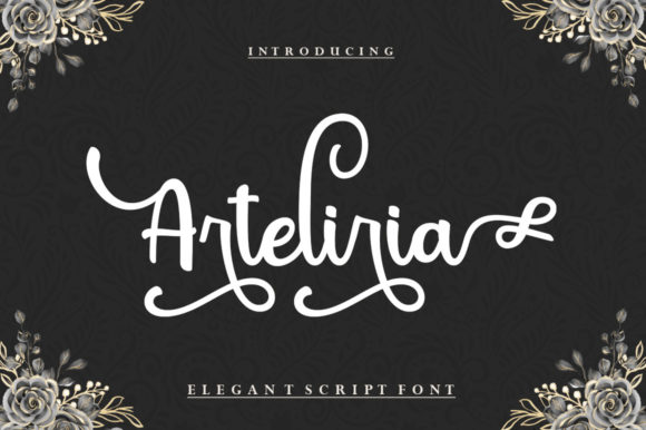 Arteliria Script: Elevating Design with Vintage Elegance