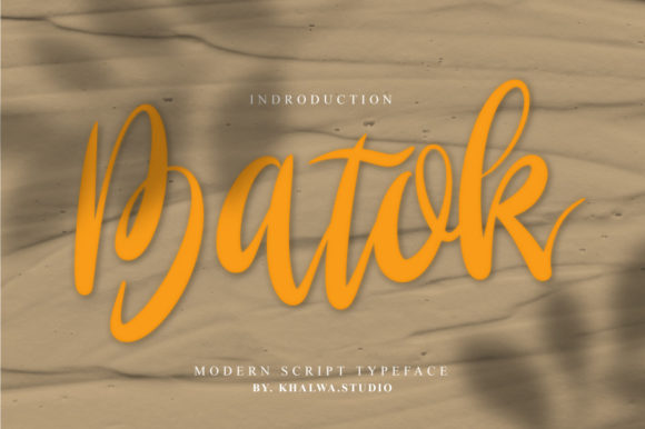 Batok Script: Elevate Your Branding with Timeless Typography