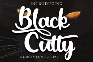 Black Catty Script: A Stylish Font for Modern Design