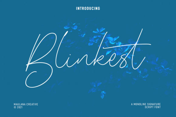 Blinkest Script: Elegant Typography for Modern Design
