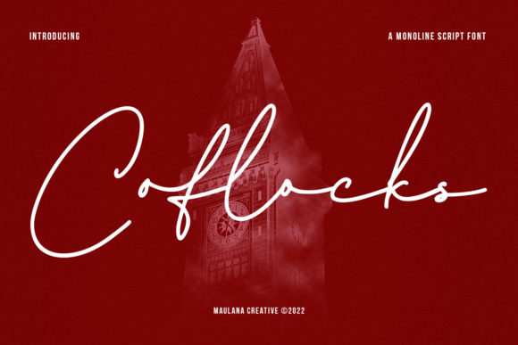 Coflocks Script: Elevating Design with Handwritten Elegance