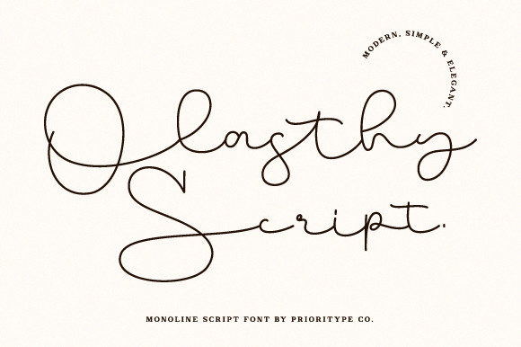 Discover Olasthy Script: A Dainty Handwritten Font for Elegant Design