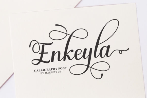 Enkeyla Script: The Calligraphy Font for Modern Design
