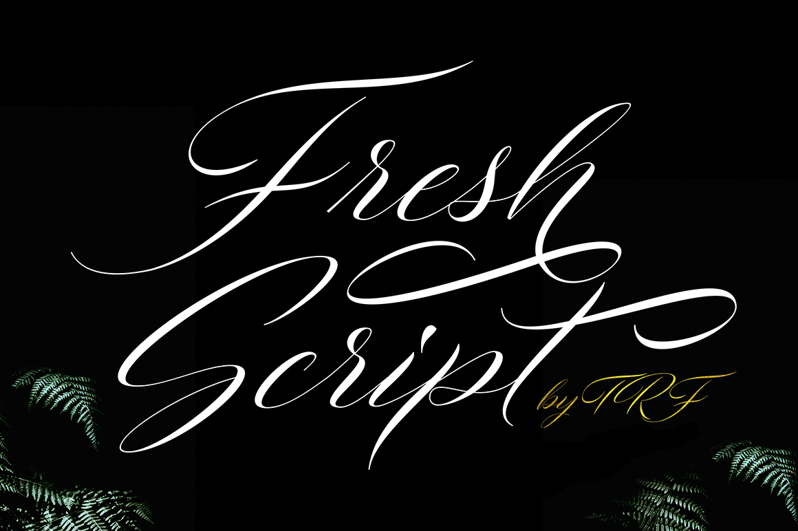Fresh Script: A Versatile Calligraphy Font for Modern Design