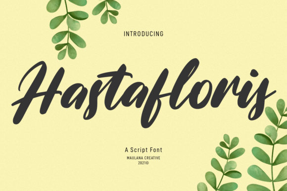 Hastafloris Script: A Designer's Guide to Elegant Typography