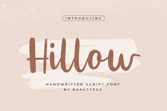 Hillow Script: A Typeface for Elegant Branding & Design