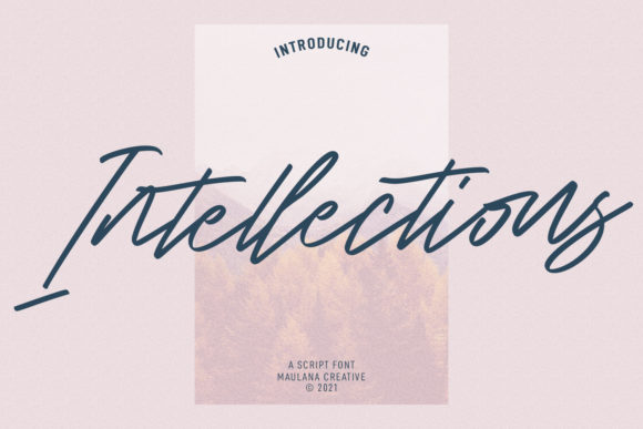Intellections Script: Elevating Design with Elegance
