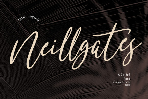 Neillgates Script: Elevating Design with Elegant Typography