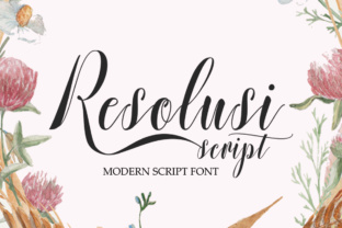 Resolusi Script: Elevating Modern Design with Elegant Typography