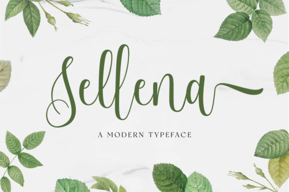 Sellena Script: Elevating Design with Elegant Handwritten Typography