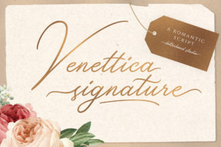 Venettica: Elevating Design with Romantic Script Typography